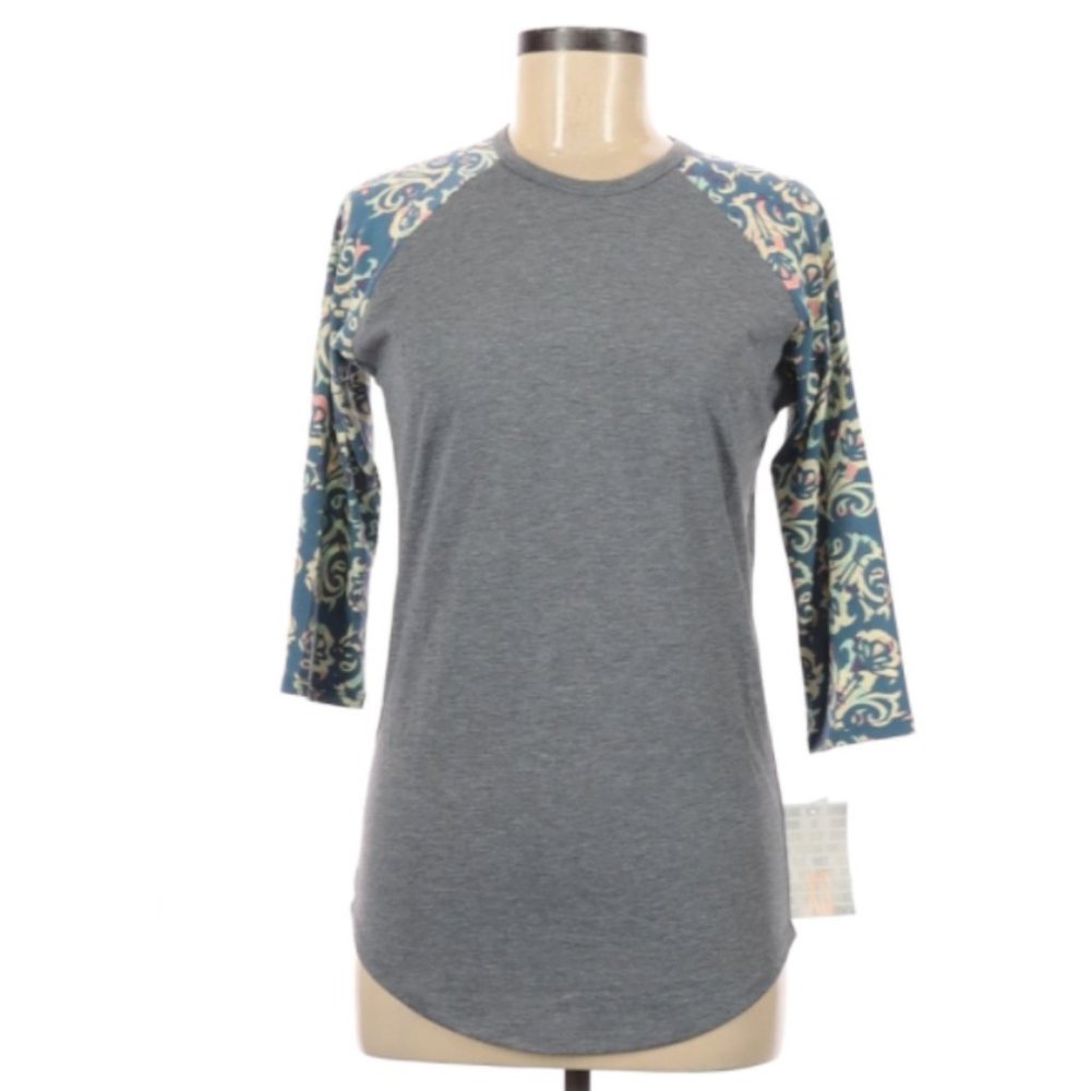 LulaRoe Randy Raglan Tee Shirt - Picture 2 of 7